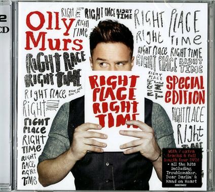 Right Place, Right Time (Special Edition) - CD Audio + DVD di Olly Murs