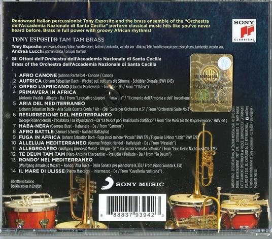 Tam Tam Brass - CD Audio di Tony Esposito,Andrea Lucchi - 2