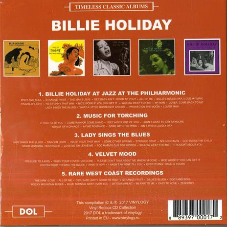Timeless Classic Albums - CD Audio di Billie Holiday - 2