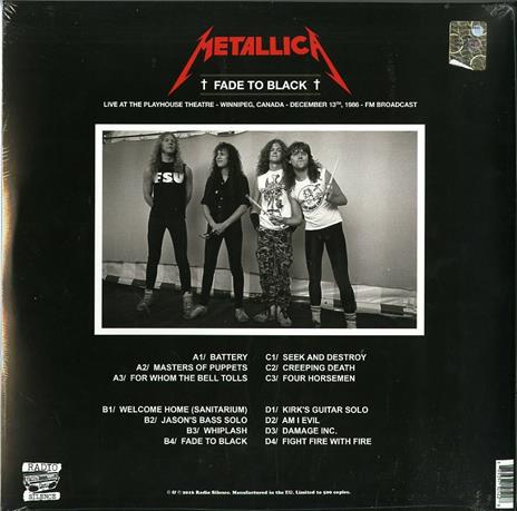 Fade To Black - Live Atthe Playhouse The - Vinile LP di Metallica - 2