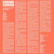 Poesia sonora (Coloured Vinyl Limited Edition)