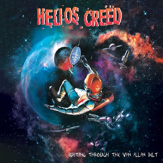 Busting Through The Van Allan Belt (Red Marble) - Vinile LP di Helios Creed