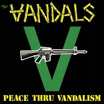 Peace Thru Vandalism (Green-Black Splatter) - Vinile LP di Vandals