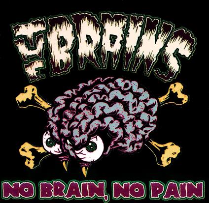 No Brain No Pain (Green-Purple Haze Splatter) - Vinile LP di Brains