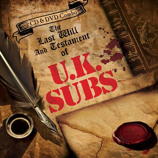 Last Will And Testamentof U.K. Subs (2 DVD) - DVD di UK Subs