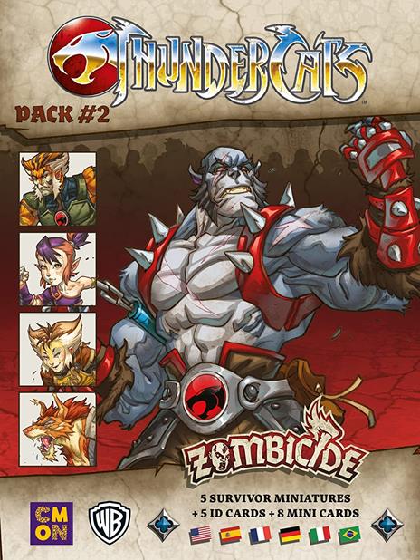 Zombicide Black Plague - Thundercats Pack 2. Set agg. - ITA. Gioco da tavolo - 2