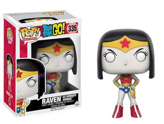 Funko POP! Television. Teen Titans Go! Raven as Wonder Woman - 3