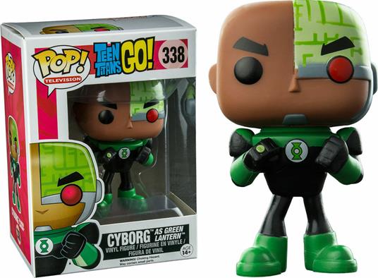 Funko POP! Television. Teen Titans Go! Cyborg as Green Lantern - Funko - Pop!  Television - TV & Movies - Giocattoli | IBS
