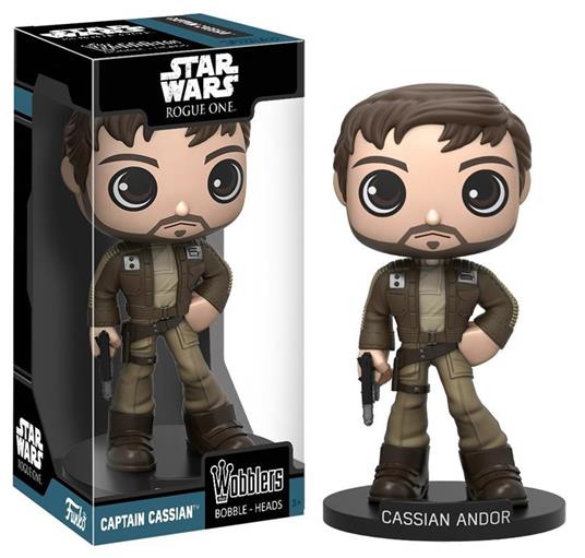 Funko Wacky Wobblers. Star Wars Rogue One. Captain Cassian Andor Bobble Head - 4