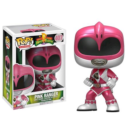 Funko POP! Sabans Power Rangers. Pink Ranger Metallico