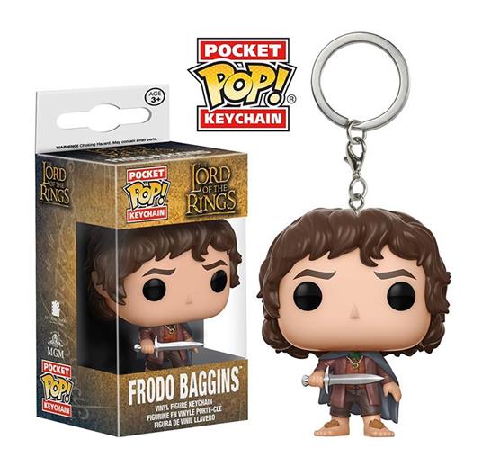 Funko Pocket POP! Keychain. Lord Of The Rings. Frodo Baggins - Funko - POP!  Keychain - TV & Movies - Giocattoli | IBS