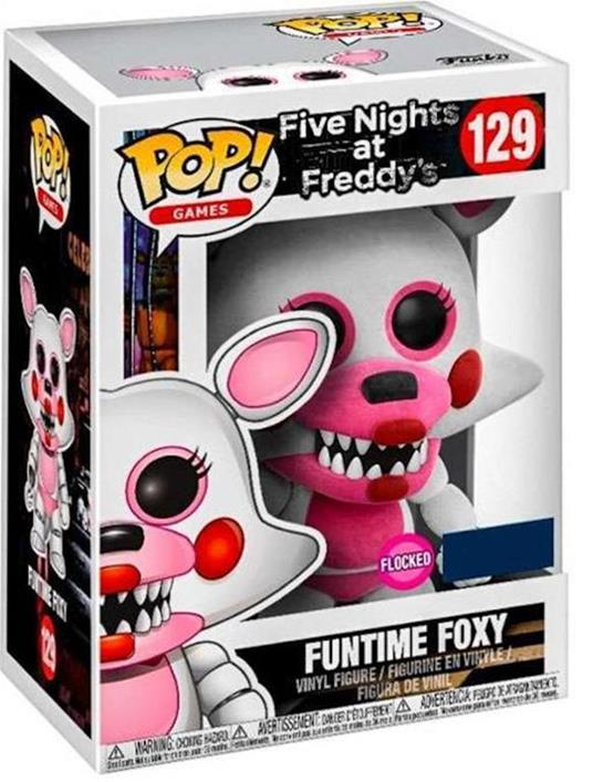 Funko Pop Culture Games Five Nights At Freddy's Funtime Foxy Flocked Le Vynil Figure - 3