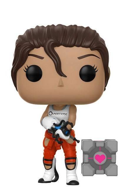 Funko POP! Games Portal 2. CHELL With Portal Gun