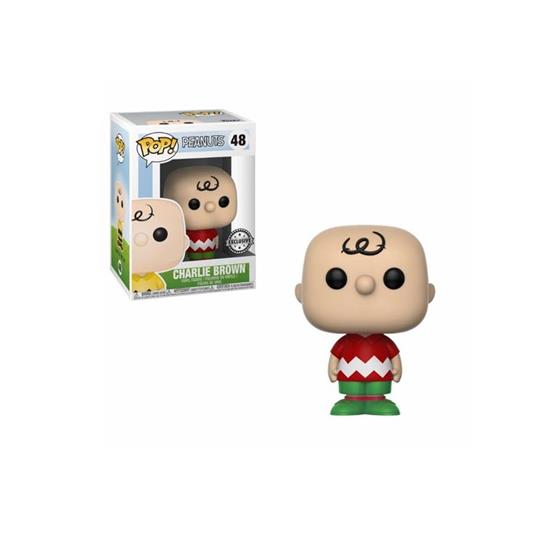 Funko Peanuts POP Charlie Brown Merry Christmas Exclusive Vinile Figura 9 cm - 2