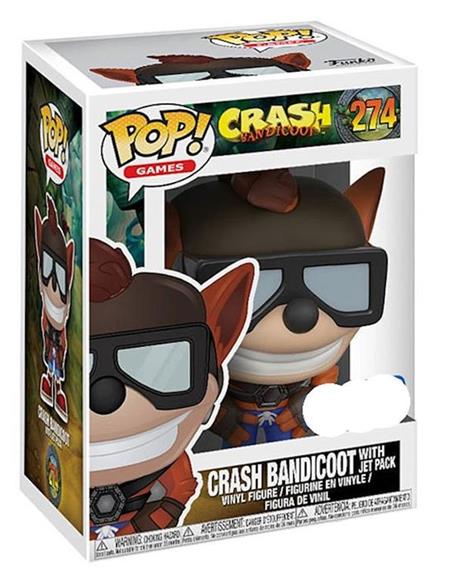 Funko Pop Culture Games Crash Bandicoot. Crash Jet Pack - 3