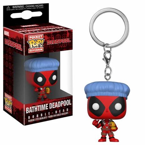 Funko POP! Keychain. Deadpool Bathtime