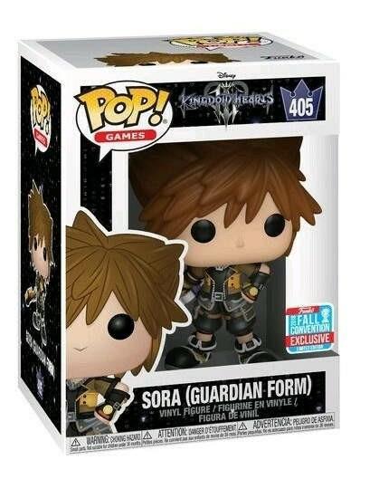 Pop Games Kingdom Hearts 3 Sora Guardian Form 2018 Exclusive Vinyl Figure New! - 3