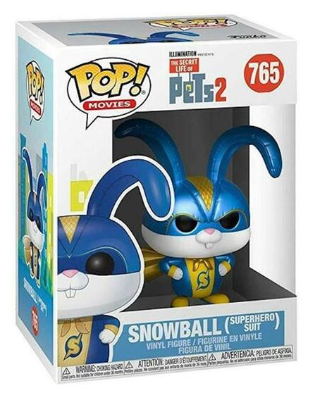 Funko Pop! Movies. Secret Life Of Pets 2. Snowball In Superhero Suit - 2