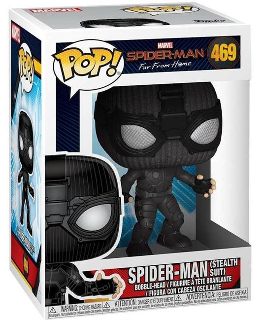Funko Pop! Spider-Man. Far From Home. Spider-Man (Stealth Suit) - Funko -  Pop! - TV & Movies - Giocattoli | IBS