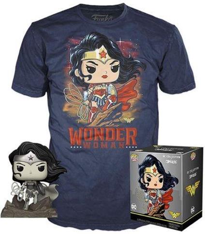 Funko Pop Tees Box Wonder Woman Dc Jim Lee Tg M Vinyl Figure