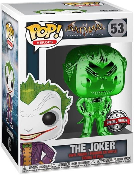 DC POP! Heroes Vinyl Figure The Joker (Green Chrome) 9 cm - 2