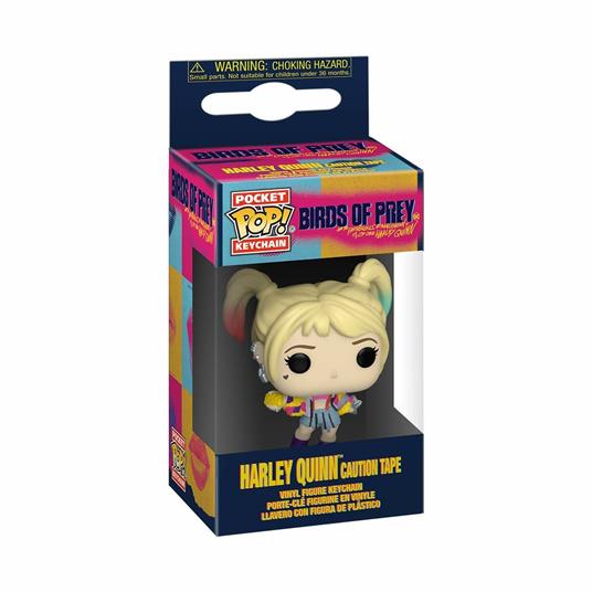 Funko Pop! Keychain: - Birds Of Prey - Harley Quinn. Caution Tape