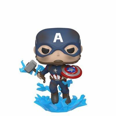 POP Marvel: Endgame- Capt A with BrokenShield&Mjolnir - 2