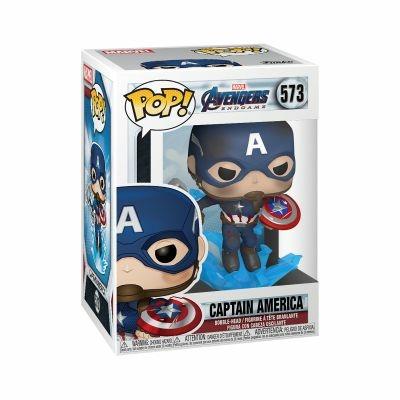 POP Marvel: Endgame- Capt A with BrokenShield&Mjolnir - 3