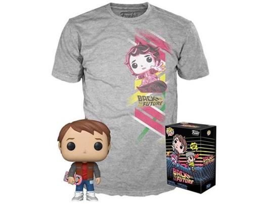 Set Figura Pop & Tee Ritorno Al Futuro Marty Esclusiva Funko