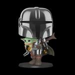 FigurePOP!10 Star Wars Mandalorian con armatura cromata