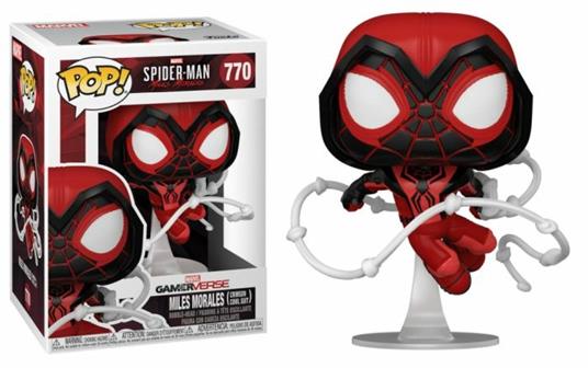 Marvel Funko Pop! Spider-Man Miles Morales Gamerverse Miles Morales Crimson Cowl Suit Vinyl Figure 770