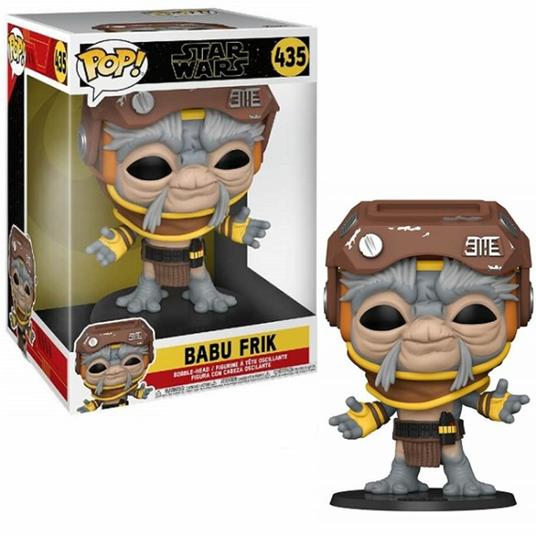 Star Wars Funko Pop! Babu Frik 10"/25cm Bobble-Head Vinyl Figure 435 - Funko  - Pop! Vinyl Jumbo 10" - TV & Movies - Giocattoli | IBS