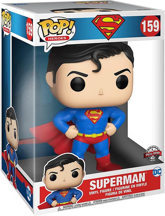 Superman Funko Pop Figura Dc Comics Esclusiva 25cm - Funko - TV & Movies -  Giocattoli | IBS