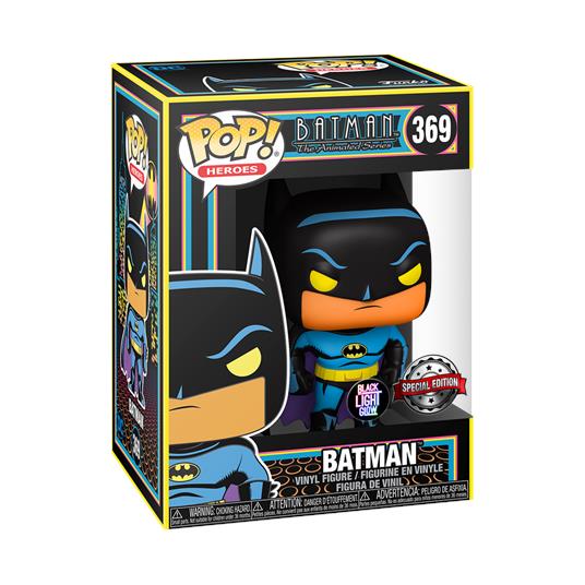 Pop! Vinyl Batman (Black Light) - Batman: The Animated Series Funko 51725 -  Funko - Pop! Vinyl - TV & Movies - Giocattoli | IBS