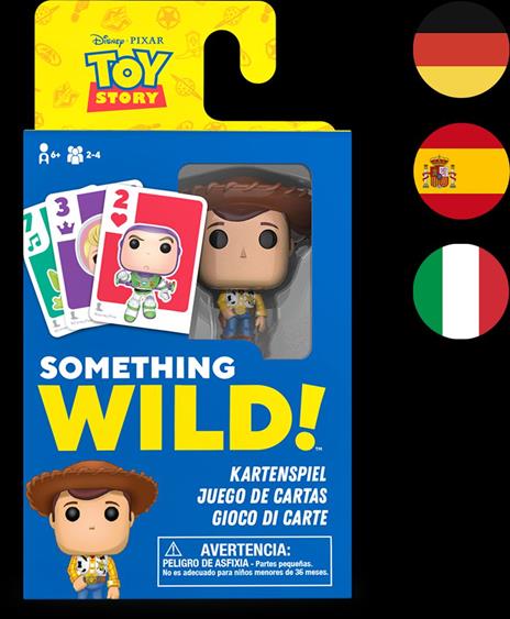 Something Wild Card Game Something Wild! Toy Story - Woody (German, Spanish And Italian) Funko 51846 - 3