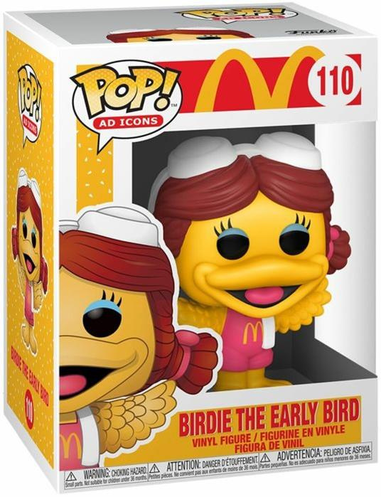 McDonalds Funko Pop! Ad Icons Birdie The Early Bird Vinyl Figure 110 - Funko  - Personaggi - Giocattoli | IBS