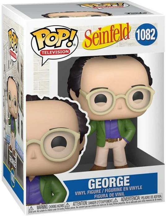 Seinfeld Funko Pop! Television George Vinyl Figure 1082 - Funko - Pop! Vinyl  - Personaggi - Giocattoli | IBS