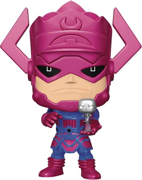 Marvel Super Sized Jumbo Pop! Vinile Figura Galactus Con Silver Surfer Special Edition 25 Cm Funko