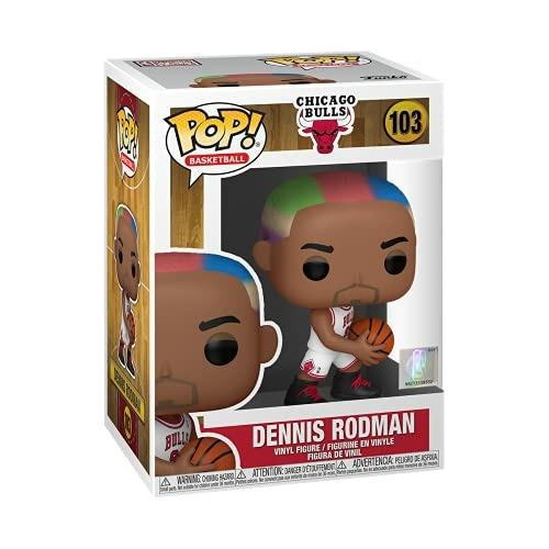 Nba Legends Pop! Sports Vinyl Figur Dennis Rodman (Bulls Home) 9 Cm - 3