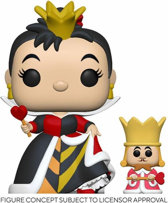 Funko POP&Buddy Disney: Alice 70th Queen w/King