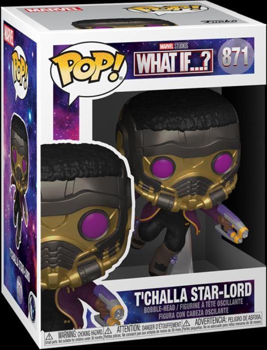 Funko POP Marvel: What If  TChalla Star-Lord - 4