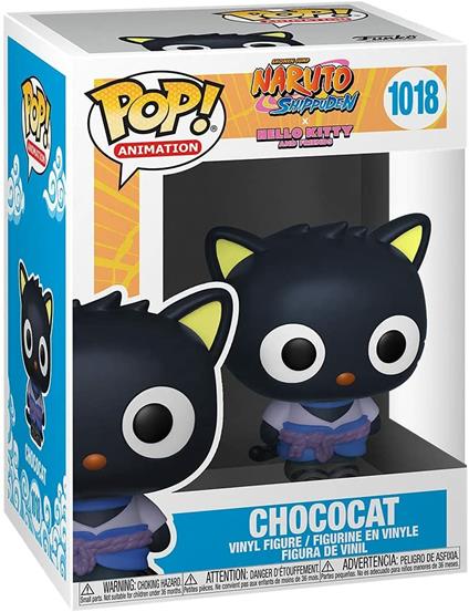 Vinyl Figure 1018. Naruto Shippuden x Hello Kitty: Funko Pop! Animation - Chococat