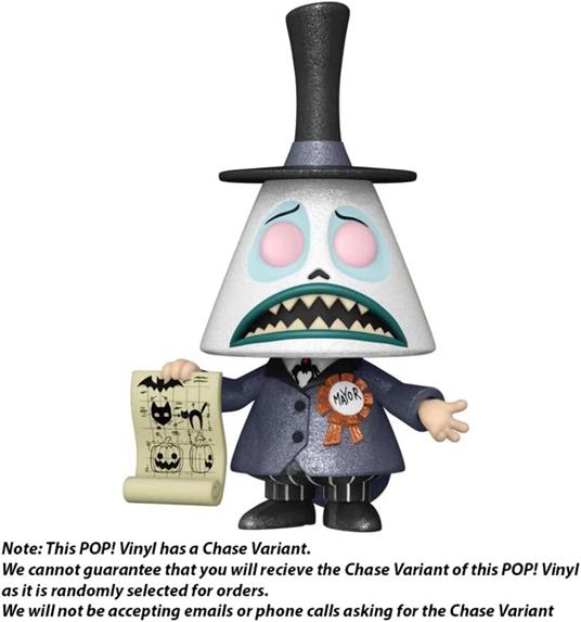 Pop Figura Disney Nightmare Before Natale Mayor Esclusiva Funko - 2