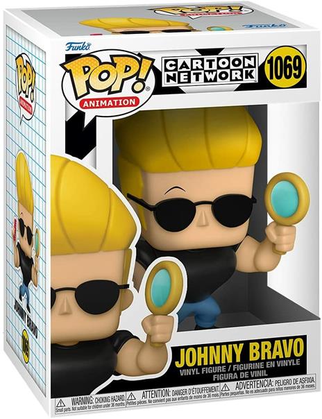 Funko POP Animation: Johnny Bravo- Johnny w/Mirror & Comb - 2