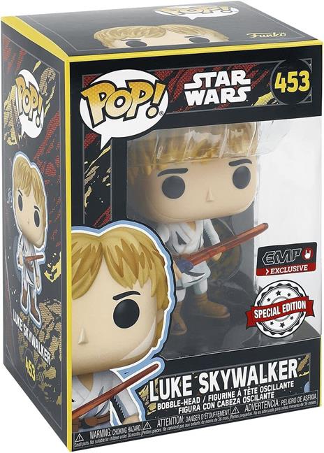 Star Wars Retro Series- Luke Skywalker Vinyl Figur 453 Unisex Funko Pop! Standard Vinile - 4