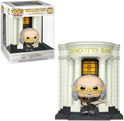 POP! Harry Potter 138 - Gringotts' Head Goblin with Gringott's Wizarding Bank Diagon Alley Diorama Deluxe
