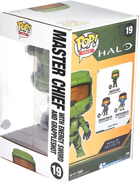 Pop Figura Halo Master Chief Esclusiva 25cm Funko - 3