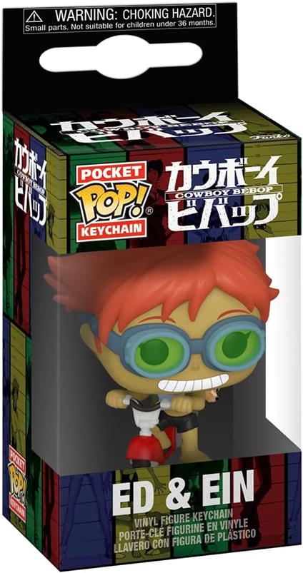 Cowboy Bebop: Funko Pop! Keychain - Edward On Scooter Wein - Funko - Idee  regalo