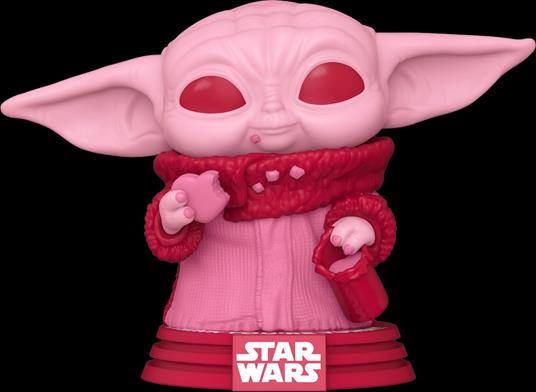 Funko San Valentino Yoda Con Il Cuore POP Star Wars Rosa