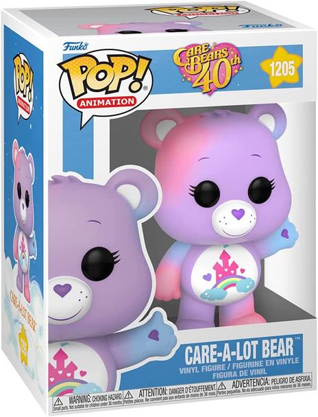 Care Bears 40th Anniversary Pop! Tv Vinile Figures Care-a-lot Bear 9 Cm Assortment (6) Funko - 2